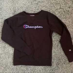 Black champion sweatshirt